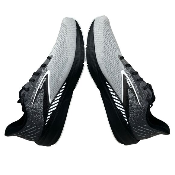 Brooks Running Shoes Mens 14 D Launch GTS 10 Black White Stability Road Trainer - Picture 7 of 14